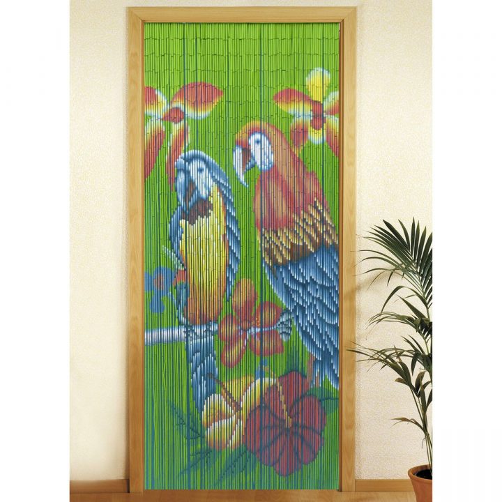 Rideaux Voilage – Topiwall dedans Rideau Porte Bambou