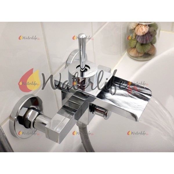 Robinet Mitigeur Cascade Pour Bain Et Douche Design Ultra serapportantà Mitigeur Cascade Bain Douche