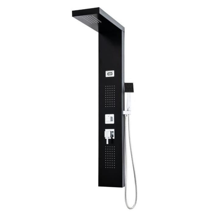 Rousseau Colonne De Douche Hydromassante Torquay Noir tout Colonne De Douche Lumineuse A Led Rousseau Colonne De Douche Hydromassante Torquay Noir tout Colonne De Douche Lumineuse A Led