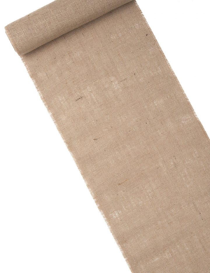 Runner Da Tavola In Juta 5 M | Toile De Jute, Chemins De dedans Chemin De Table Scandinave