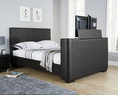 lit avec meuble tv integre
