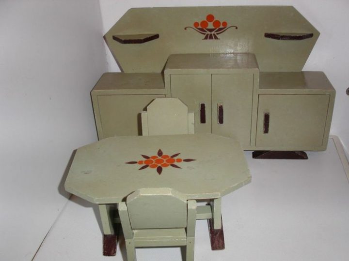 Salle A Manger Ancienne Pour Poupee | Salle À Manger à Salle A Manger Ancienne