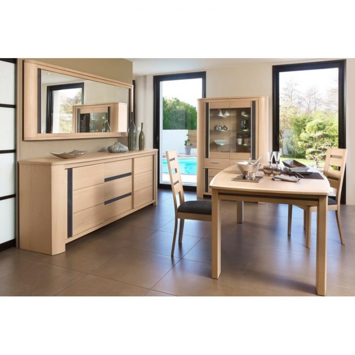 Salle-A-Manger-Chene-Massif-Naturel tout Salle A Manger Chene Moderne