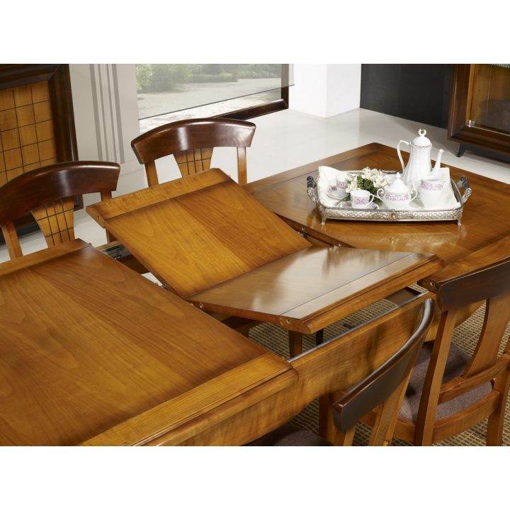 Salle À Manger – Chêne Massif Prestige 180/280 Cm- pour Salle À Manger Chêne Massif