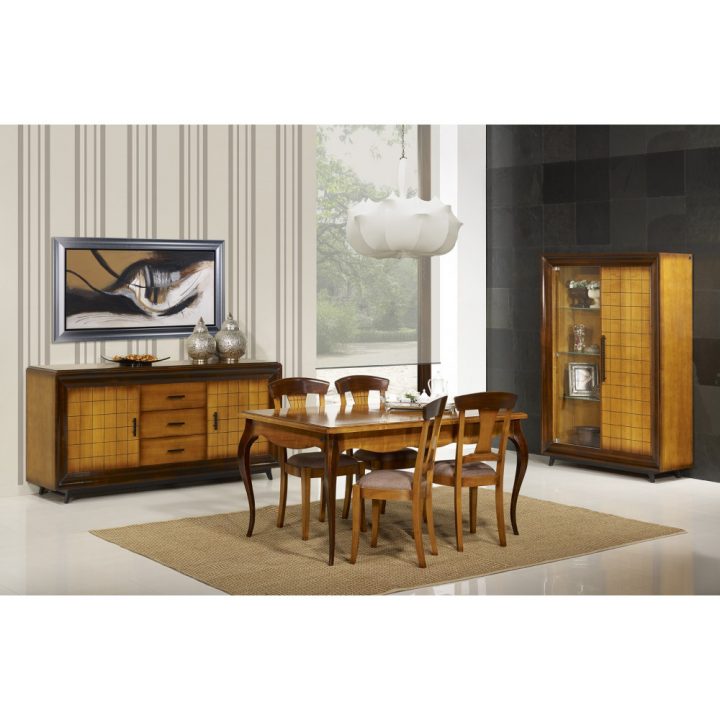 Salle À Manger – Chêne Massif Prestige 180/280 Cm- serapportantà Salle A Manger Chene Clair Massif