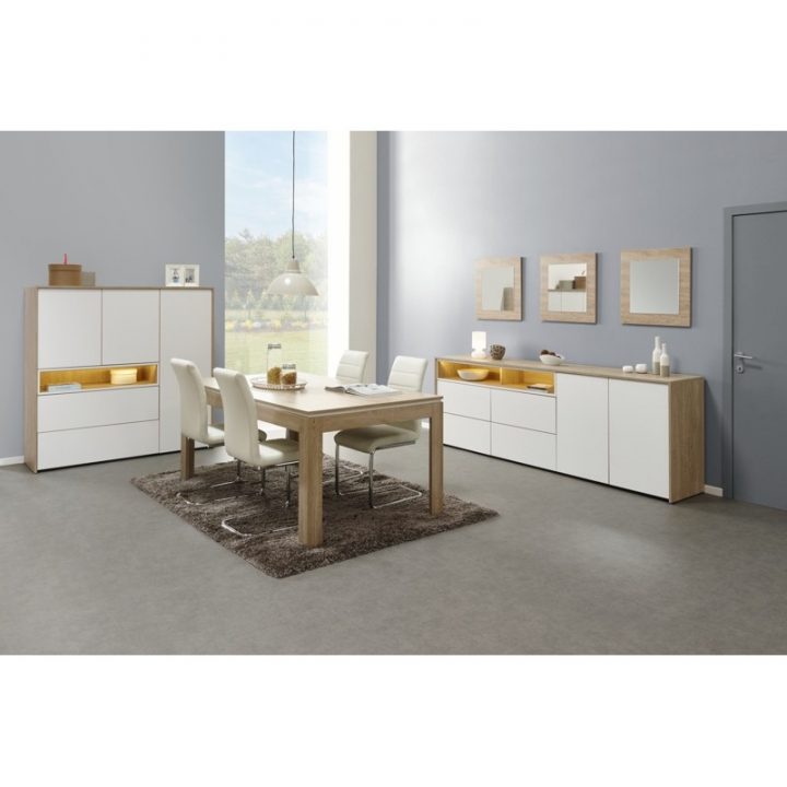 Salle A Manger Complete Blanche Moderne – Atout Mobilier avec But Salle A Manger Moderne
