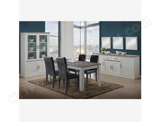 Salle A Manger Complete Couleur Chêne Clair Et Marron Avec tout Rideau Marron Clair Salle A Manger Complete Couleur Chêne Clair Et Marron Avec tout Rideau Marron Clair