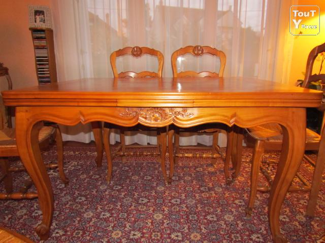 Salle A Manger Complete En Merisier Style Regence destiné Salle A Manger Merisier