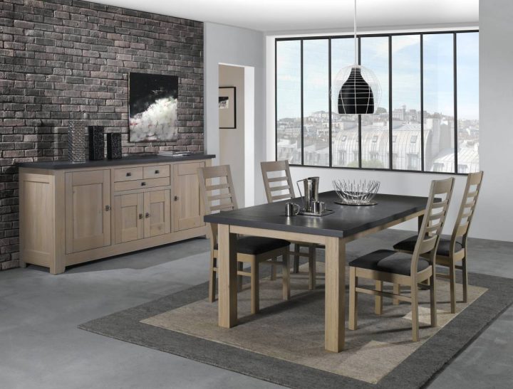 Salle À Manger Contemporaine Ateliers De Langres – Whitney concernant Salle A Manger Chene Moderne