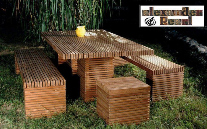 Salle À Manger De Jardin – Tables De Jardin | Decofinder avec Salle A Manger De Jardin