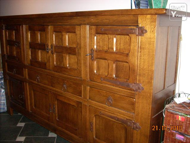 Salle À Manger En Chêne Massif Avec Charnières À L tout Salle A Manger Ancienne