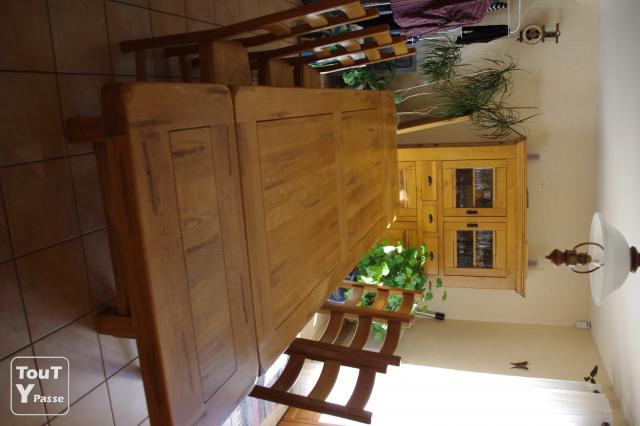 Salle A Manger En Chene Massif Labastidette 31600 dedans Salle A Manger Chene Clair Massif