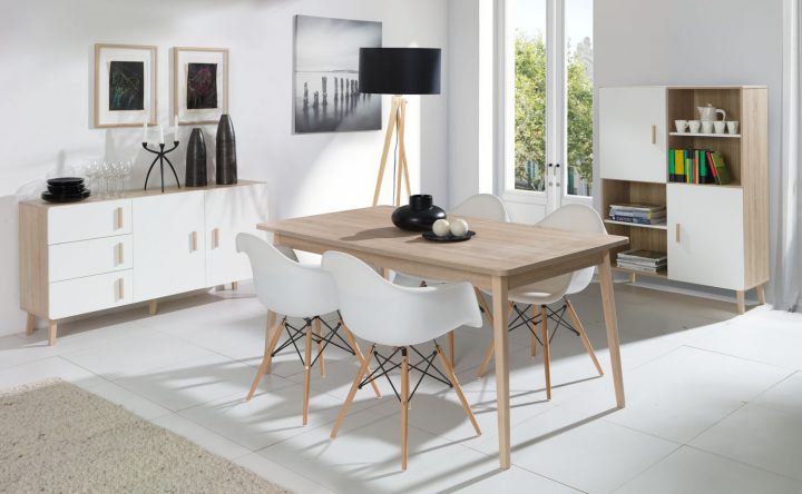 Salle À Manger Ensemble Design Oslo. Buffet Moyen Modèle serapportantà Banc Salle A Manger