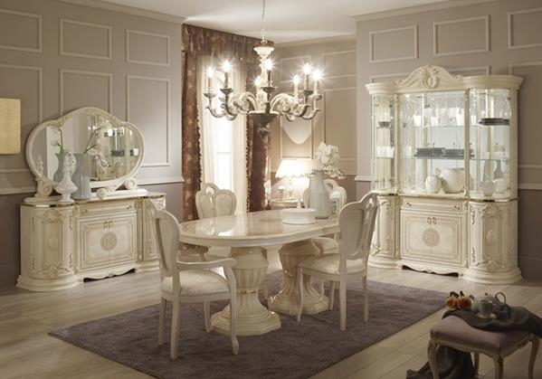 Salle À Manger Italienne Greta Beige – Market Super intérieur Salle A Manger Italienne