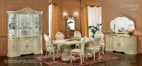 Salle À Manger Italienne Leonardo – Lyon | Charles Meubles avec Salle A Manger Italienne