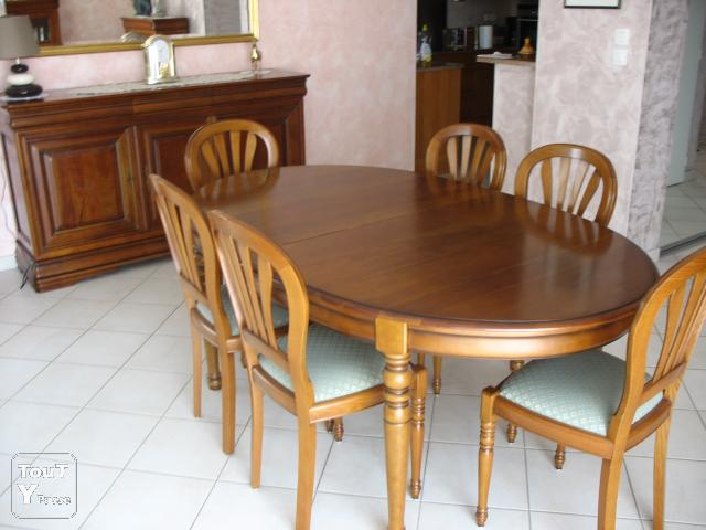 Salle A Manger Merisier Poitou-Charentes serapportantà Salle A Manger Merisier