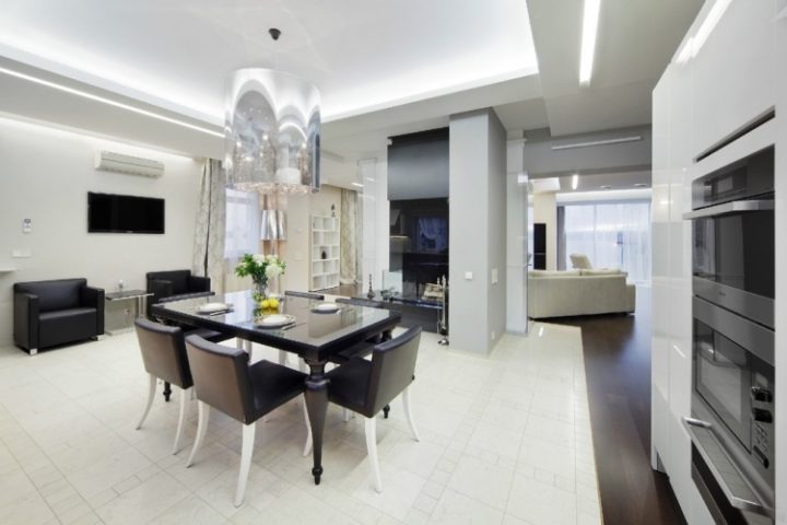 Salle À Manger Moderne – 6 Tendances 2015/16 À Essayer encequiconcerne Lustre Pour Salle À Manger