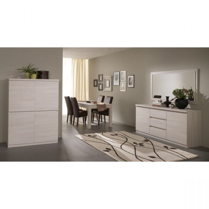 Salle À Manger – Salle À Manger Bois Clair – Comforium intérieur Salle A Manger Complete Moderne