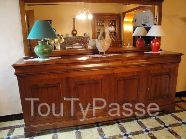 Salle À Manger Style Louis Philippe En Merisier Massif à Salle A Manger Merisier