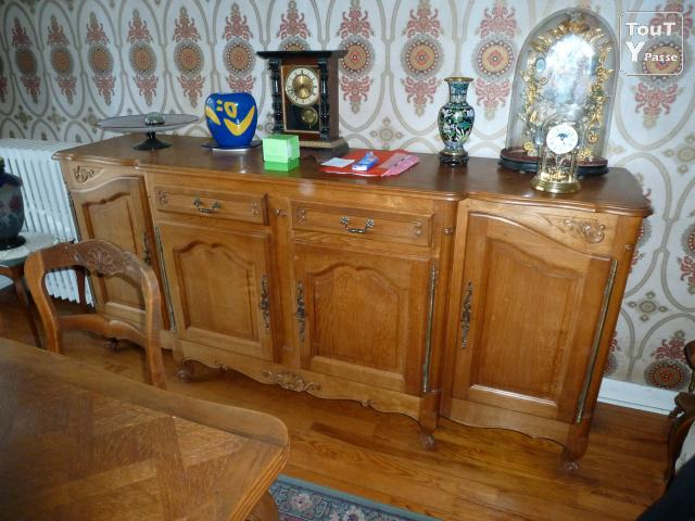 Salle À Manger Style Régence Chêne Massif Thourotte 60150 avec Salle À Manger Chêne Massif