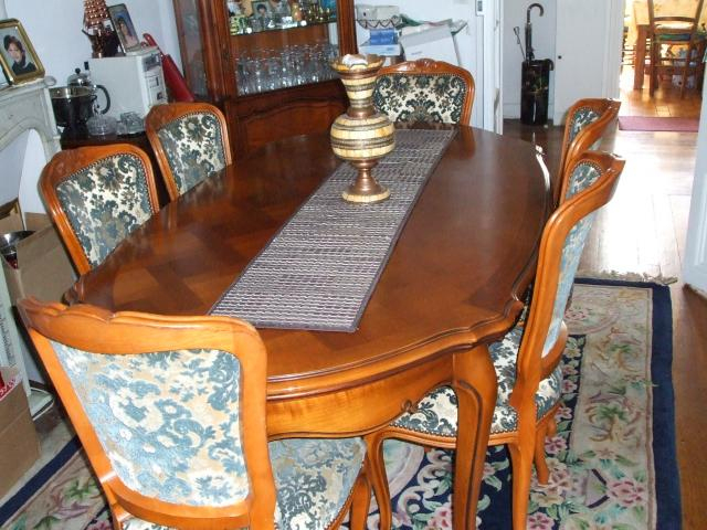 Salle À Manger Style Régence En Merisier Saint-Mandé 94160 avec Salle A Manger Merisier