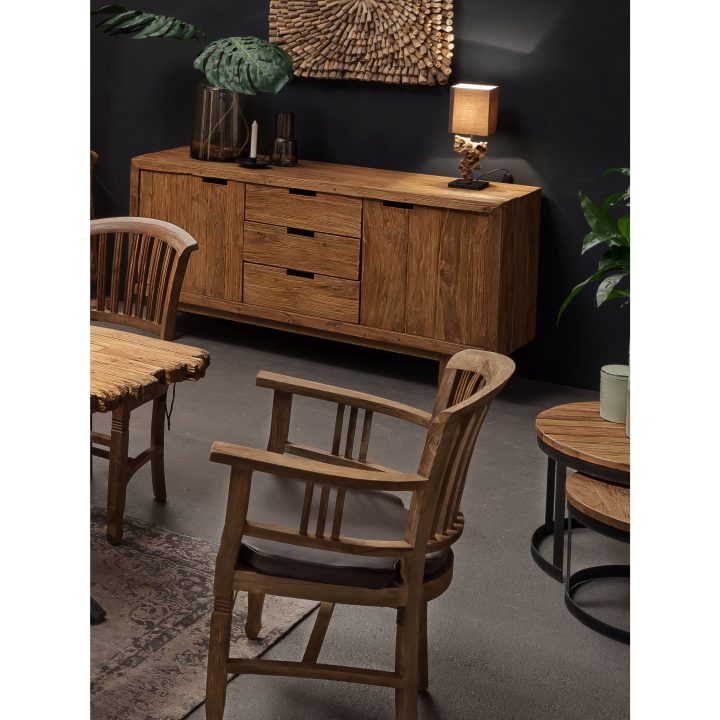 Salon – Ensemble Salle À Manger Style Industriel En Bois dedans Ensemble Salon Salle A Manger