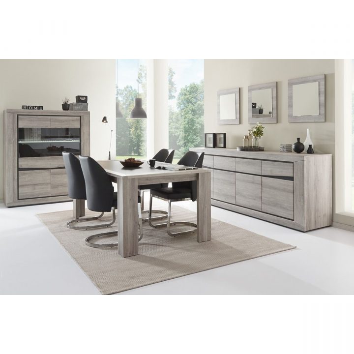 Salon – Salle À Manger Complète Contemporaine Coloris Mara tout Salle A Manger Complete Moderne
