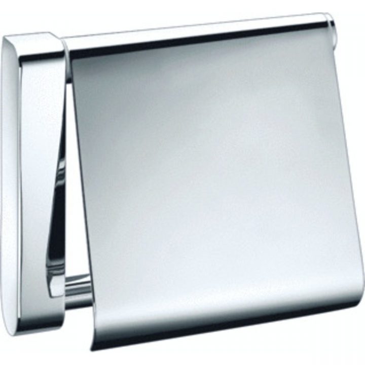 Sam Way Porte Rouleau Toilette Avec Rabat Chrome intérieur Rabat Toilette