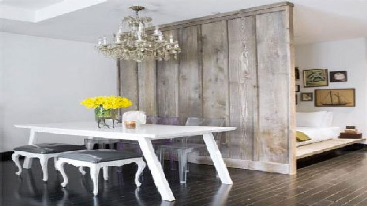 Séparation De Pièce Pour Cloisonner Malin | Deco-Cool destiné Separer Une Piece Par Un Rideau