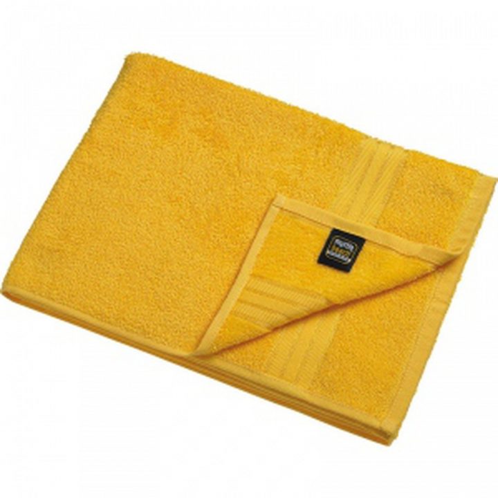 Serviette De Toilette – Éponge – Mb421 – Jaune Or – Achat encequiconcerne Serviettes De Toilette Pas Cher