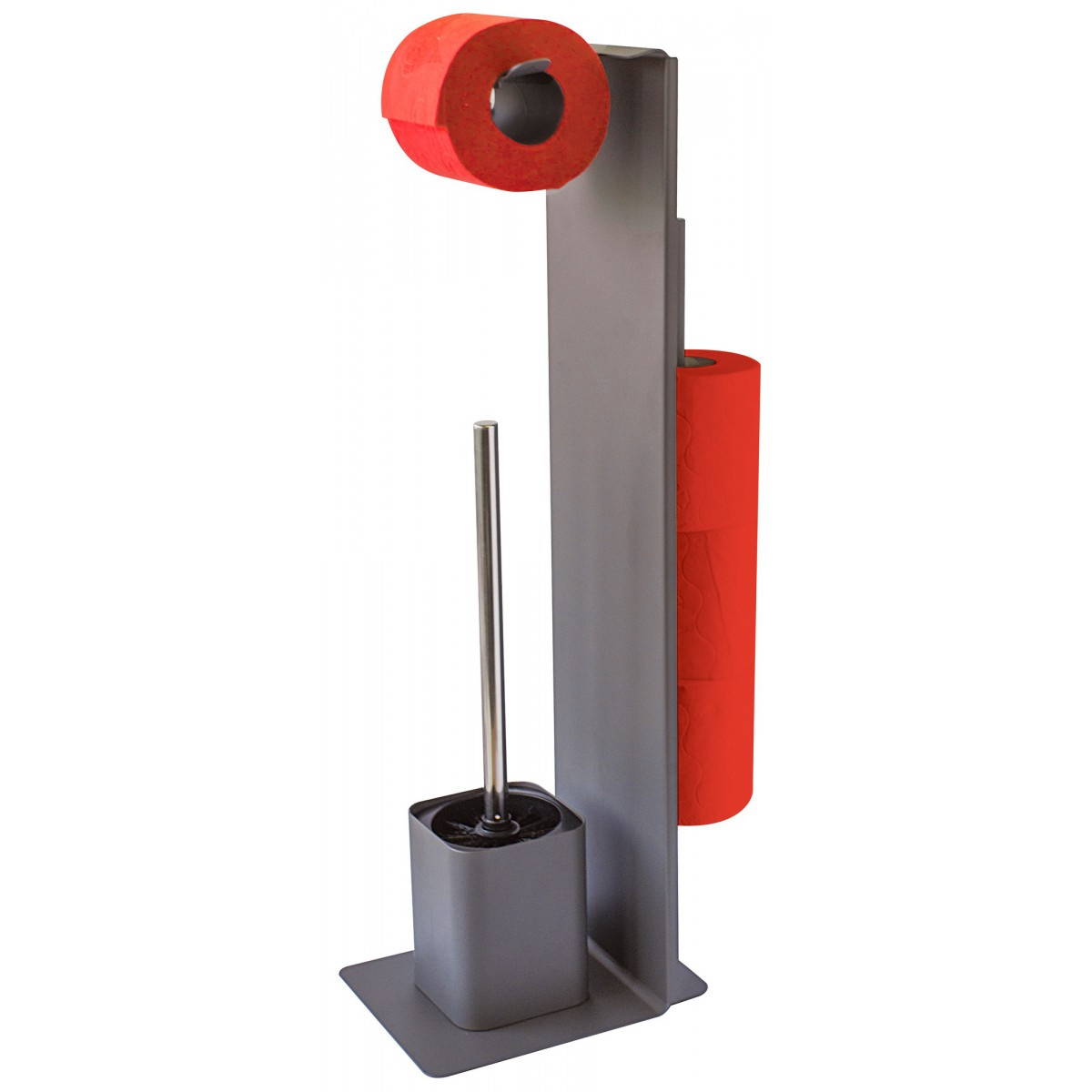 Serviteur Papier Toilette Avec Brosse Wilson Gelco Design dedans Support Papier Toilette Design