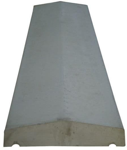 Sfac – Chaperon 2 Pentes – Béton – 100X32 Cm | Point.p intérieur Chapeau De Cheminée Béton Castorama