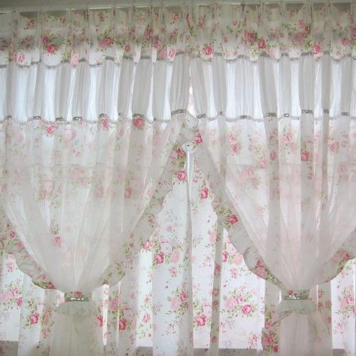 Shabby Chic Curtain | Rideaux Shabby Chic, Décoration encequiconcerne Rideaux Shabby Chic