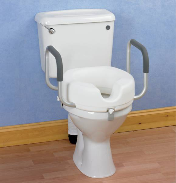 Siege De Toilettes Sureleve Avec Accoudoirs serapportantà Medicament Pour Aller Au Toilette