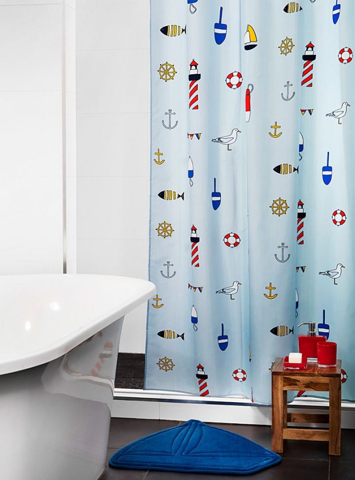 Simons Bar Harbor Shower Curtain | Rideau Douche, Rideaux à Rideau Douche Simons