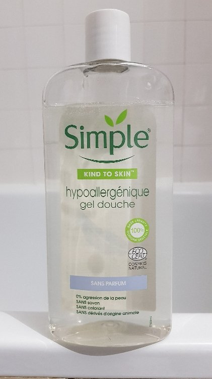 Simple Gel Douche Hypoallergénique – 500 Ml – Inci Beauty encequiconcerne Gel Douche Hypoallergénique