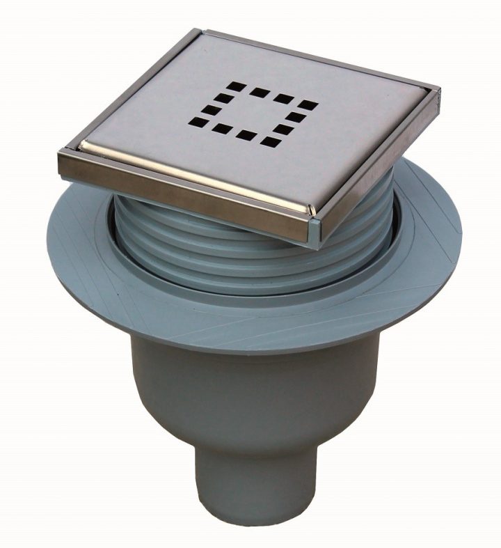 Siphon – Bonde Douche Italienne 100 X 100 Mm Verticale avec Siphon Douche Italienne Inox Siphon – Bonde Douche Italienne 100 X 100 Mm Verticale avec Siphon Douche Italienne Inox