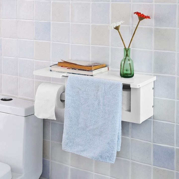 Sobuy® Frg175-W Dérouleur Papier Toilette – Distributeur tout Distributeur Papier Toilette Design
