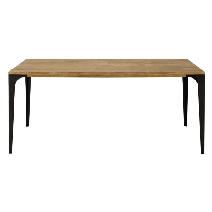 Solid Mango Wood Dining Table W 180Cm Metropolis | Maisons concernant Table De Salle A Manger Maison Du Monde