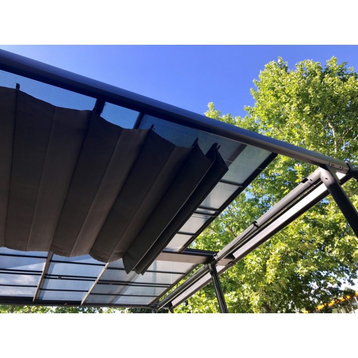 Sous Rideaux De Toit Pour Tonnelle Azura Toile Polyester à Rideau Pour Pergola
