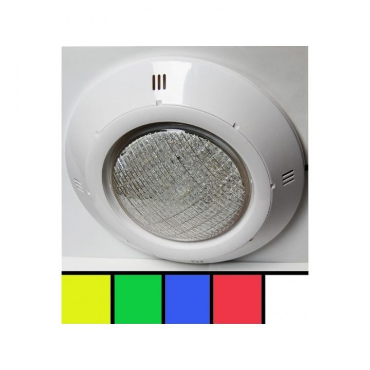 Spot Étanche Rgb + Blanc Avec Télécommande Pour Piscine à Spot Led Etanche Pour Douche