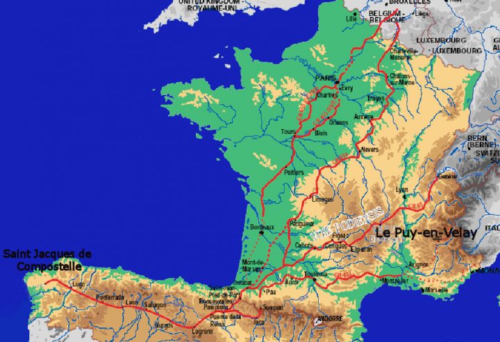 St Jacques De Compostelle: Le Puy En Velay Finisterre serapportantà Chemin De Compostelle Le Puy