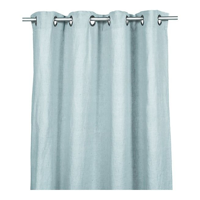 St Tropez Rideau À Œillets 140X280Cm – 100% Lin Lavé tout Rideaux Bleu Ciel St Tropez Rideau À Œillets 140X280Cm – 100% Lin Lavé tout Rideaux Bleu Ciel