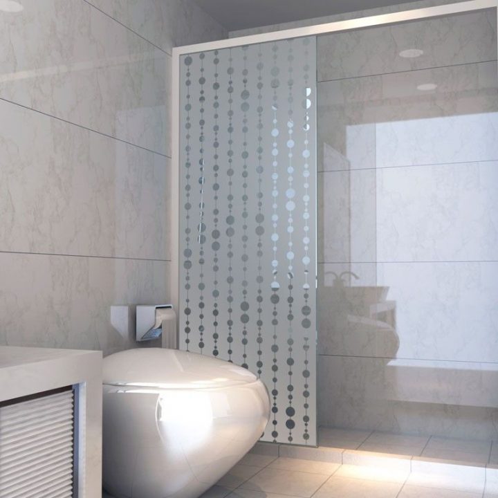 Sticker Dépoli Paroi De Douche: Fils De Perles | Glass destiné Vitre Bain Douche