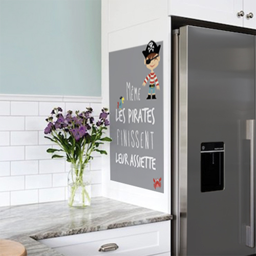 Sticker Mural Décoratif Pirate Idéal Pour Cuisine Et Salle intérieur Stickers Salle A Manger