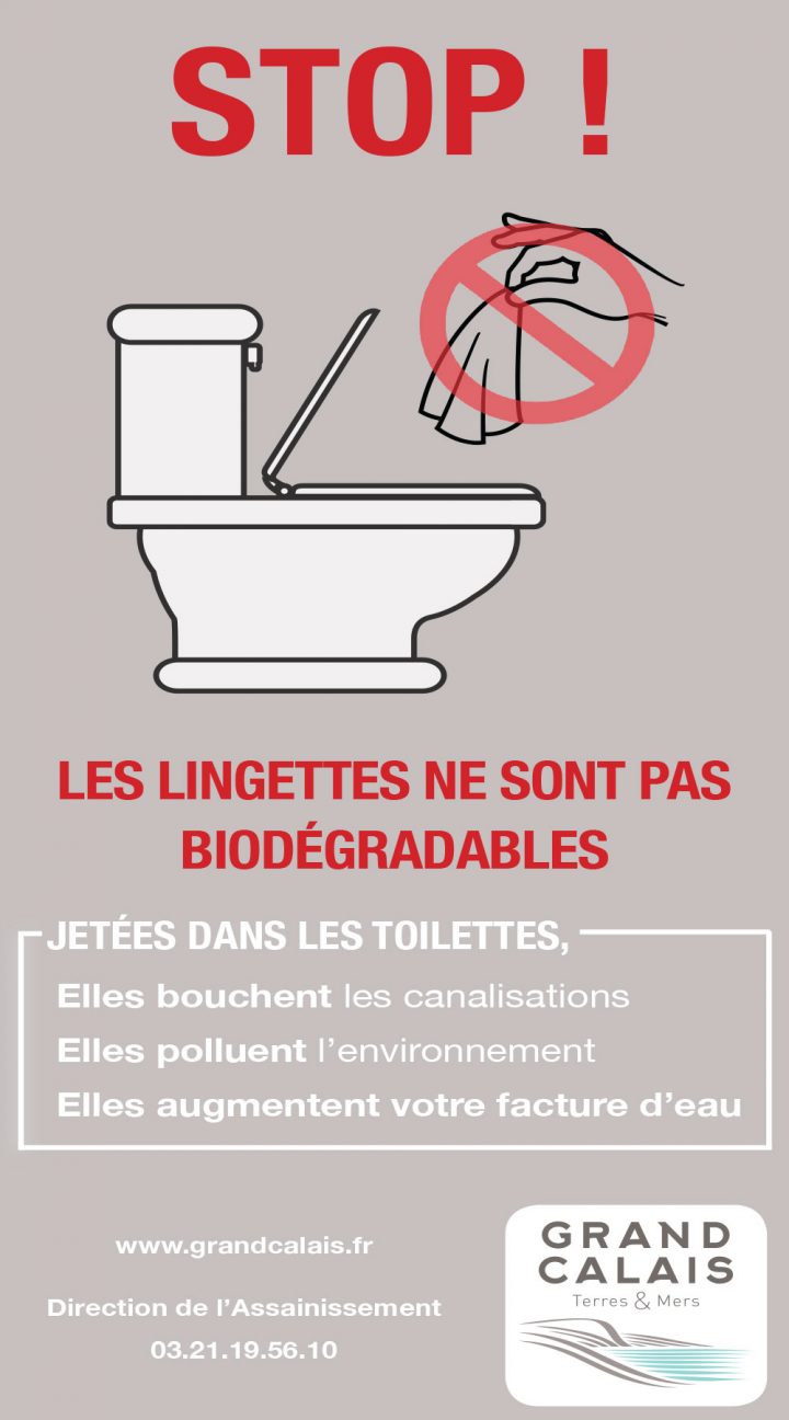 Stop Aux Lingettes Dans Les Toilettes ! | Terre D'Opale à Toilettes Bouchées