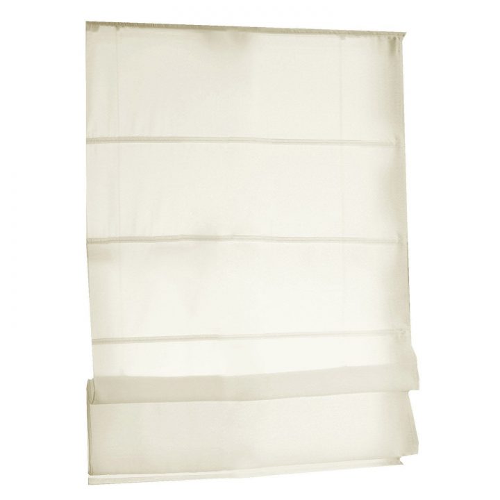 Store Bateau Polyester, Ivoire, L.45 X H.150 Cm | Leroy Merlin dedans Rideaux Voilages Leroy Merlin