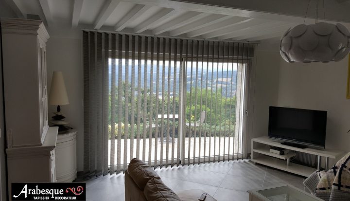 Store Californien Bandes Verticales Arabesque La à Rideaux Californiens Store Californien Bandes Verticales Arabesque La à Rideaux Californiens