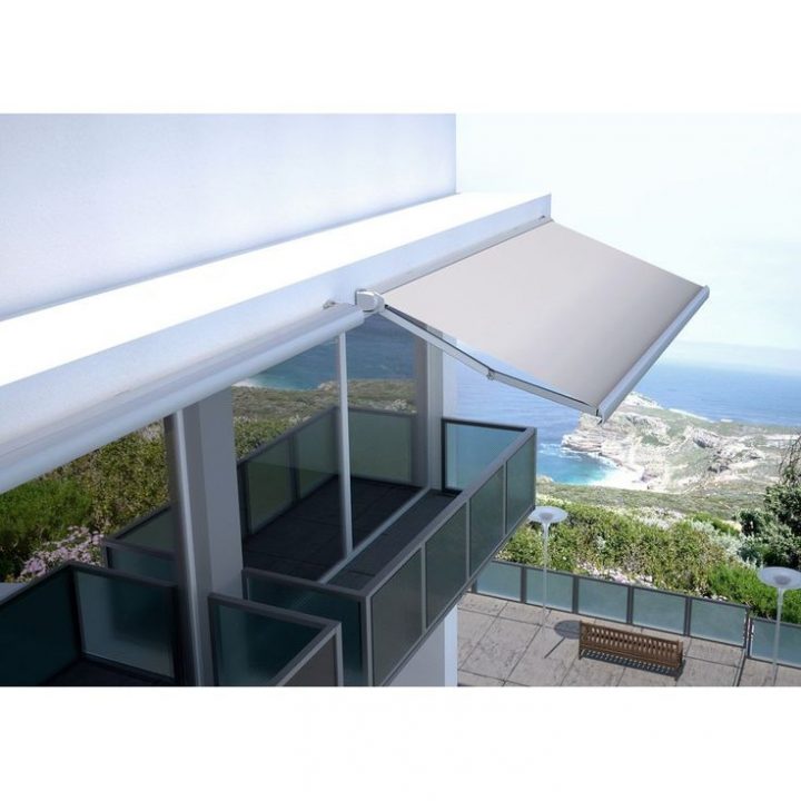 Store Coffre Électrique En Aluminium Laqué Fabriqué En concernant Rideaux Aluminium Electrique