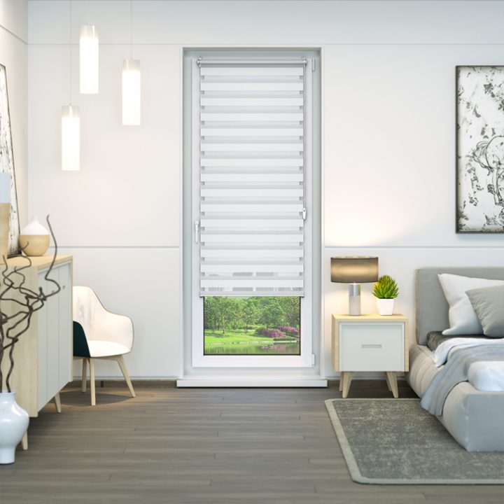 Store Enrouleur Jour Nuit Sans Perçage, Prêt-À-Poser avec Rideau Store Pour Porte Fenetre